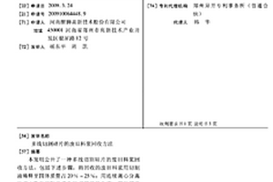 多線切割硅片的廢舊料漿回收方法