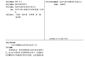 雙甘膦制備過程中廢水處理工藝