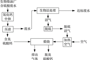 生物柴油含硫酸廢水的處理方法