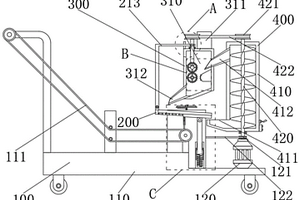 具有自動篩除結(jié)構(gòu)的工業(yè)固體廢棄物裝車機(jī)構(gòu)