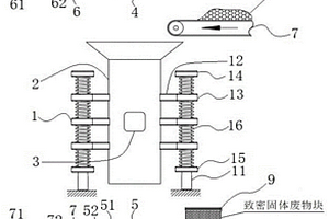 振動(dòng)、負(fù)壓與熱化技術(shù)的固體廢物致密處理系統(tǒng)及方法