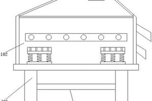 用于建筑裝修固廢振動(dòng)篩的篩選裝置