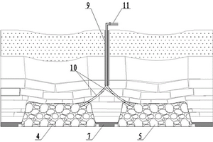 煤柱上方一孔多開式地面注漿充填方法