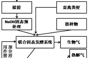 農(nóng)作物秸稈與畜禽糞便聯(lián)合固態(tài)發(fā)酵生產(chǎn)沼氣的方法