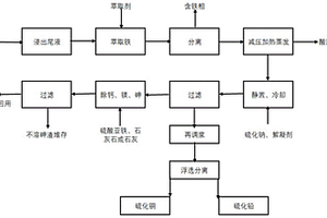 從尾液中回收銅、鉛的方法及金精礦提金工藝產生的浸出尾液的處理方法