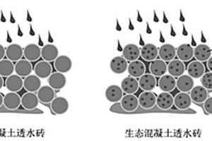 基于粉煤灰輕質(zhì)骨料的生態(tài)混凝土透水磚及制備方法