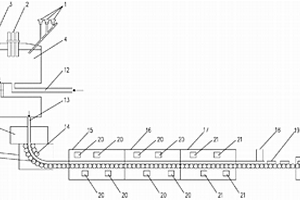 高爐熔渣生產(chǎn)微晶玻璃的連鑄壓延工藝方法及其設(shè)備