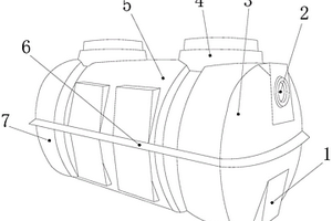 生活廢水達(dá)標(biāo)處理的平流三相分離的改型化糞池