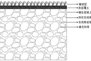 利用發(fā)泡陶瓷制備的植生透水混凝土、制備方法及其應用