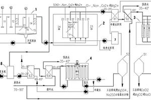 高鹽廢水分鹽濃縮處理系統(tǒng)及工藝