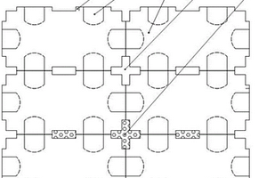 護(hù)翼防堵結(jié)構(gòu)透水磚及其組合結(jié)構(gòu)