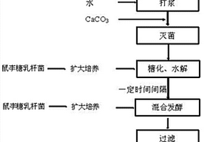 餐廚垃圾解淀粉芽孢桿菌與鼠李糖乳桿菌混合發(fā)酵產乳酸的方法