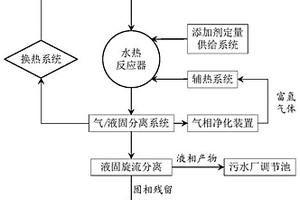 水熱系統(tǒng)實(shí)現(xiàn)脫水污泥高效減量及資源化處置方法及裝置