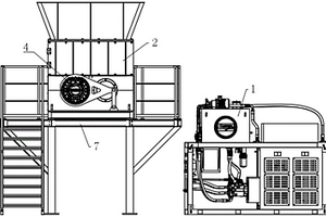 具有高效粗破碎的建筑裝潢雙軸液壓破碎機(jī)