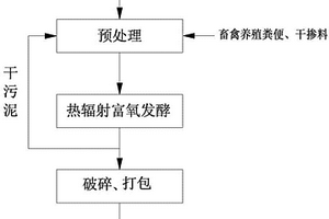 剩余污泥太陽能熱輻射富氧發(fā)酵處理方法及處理系統(tǒng)