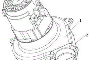 具有分體式端蓋的吸塵電機(jī)