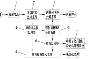 用于老齡垃圾滲濾液零排放的處理系統(tǒng)