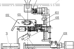 用于磁性材料壓鑄成型的機(jī)器人系統(tǒng)的鋪料機(jī)構(gòu)