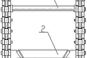 雙鏈驅(qū)動寬刮板除渣機(jī)的排渣機(jī)構(gòu)