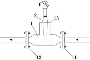 一種用于測(cè)量小口徑管道內(nèi)介質(zhì)溫度的裝置