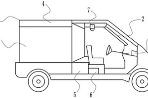 一種設有危險廢棄物自動報警裝置的電動環(huán)衛(wèi)車