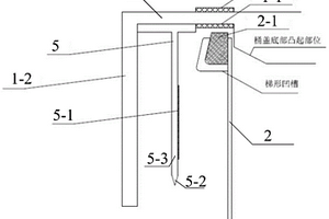 一種自壓緊密封結構及危險固廢貯存容器