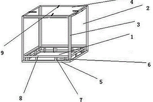 危險(xiǎn)廢物包裝敞口立方桶外保護(hù)架