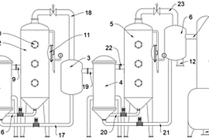 一種危廢焚燒爐專用脫鹽雙效蒸發(fā)器