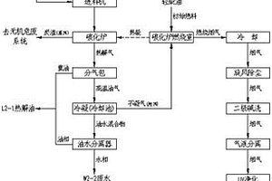 一種有機(jī)危廢低溫?zé)o氧熱解工藝