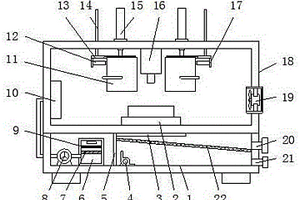 一種精密機(jī)械工程用具備自動(dòng)清潔廢料功能的精雕機(jī)