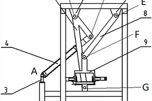 一種用于廢舊鉛酸蓄電池回收的六連桿翻轉(zhuǎn)上線機(jī)構(gòu)