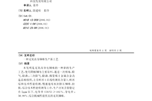 一種無氧高導(dǎo)銅棒生產(chǎn)新工藝