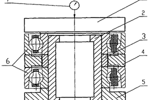 組配角接觸球軸承軸向游隙測量裝置