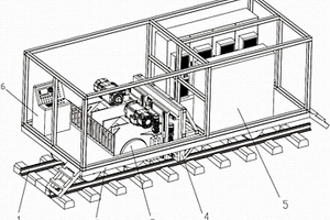 一種鋼軌銑磨車銑削作業(yè)單元試驗平臺