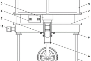 一種環(huán)氧瀝青混凝土用抗車轍性能檢測機構(gòu)