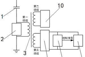 一種電容限流取電裝置及其局部放電量降低方法