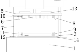 一種具有散熱定位限行程功能的PCB板性能檢測(cè)治具