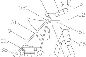 一種自動(dòng)駕駛汽車(chē)性能檢測(cè)用推嬰兒車(chē)假人目標(biāo)物