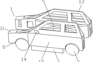 一種自動(dòng)駕駛汽車(chē)系統(tǒng)性能測(cè)試用軟質(zhì)假車(chē)目標(biāo)物