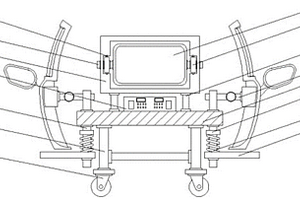 一種用于汽車電動門窗與中控鎖實驗臺支架