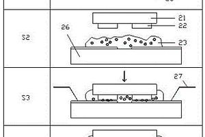 一種倒裝芯片壓合機及倒裝發(fā)光二極管的封裝方法