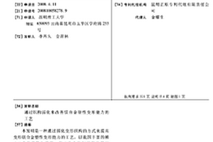 通過織構弱化來改善鎂合金塑性變形能力的工藝