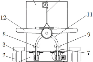 一種可快速鎖定安裝的固定翼飛機(jī)抗風(fēng)性能檢測裝置