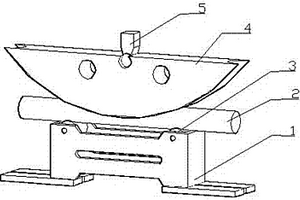一種鋼管彎曲性能檢測裝置