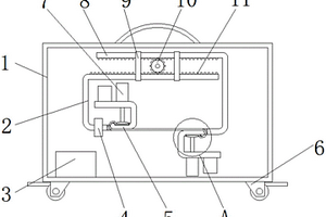 一種自動(dòng)化紡織機(jī)械用布料機(jī)械強(qiáng)度性能檢測(cè)裝置