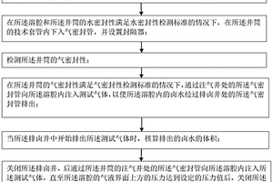 高雜質鹽礦采鹵溶腔儲氣性能檢測方法