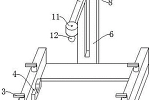 一種太陽能光伏板支架抗沖擊性能檢測裝置