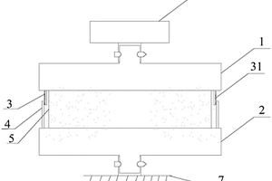 用于巖棉壓縮性能檢測的夾持裝置