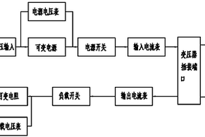 一種電子變壓器性能檢測工裝