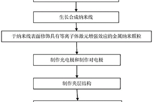 基于等離子體激元增強的光電化學光探測器及其制備方法